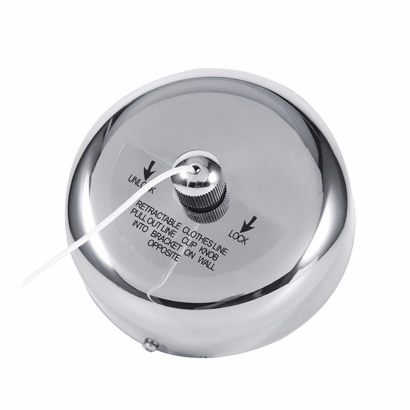 2.8m Retractable Clothesline Heavy Duty Portable Clothes Dryer With Adjustable PVC Rope String