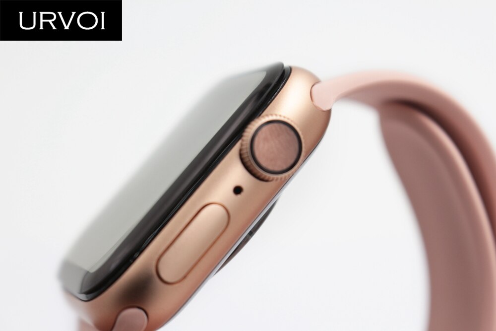 Urvoi fuld film til apple watch serie 6 se 5 4 3 2 1 stropper buede 3d skærmbeskytter til iwatch cover membran linse 40 44mm