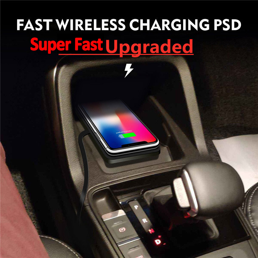 Drahtloses Autoladegerät, Silikon-Anti-Rutsch-Pad, Cradle Dock für iPhone 16, 14, 13, schnelle kabellose Auto-Ladestation, Auto-Modifikation