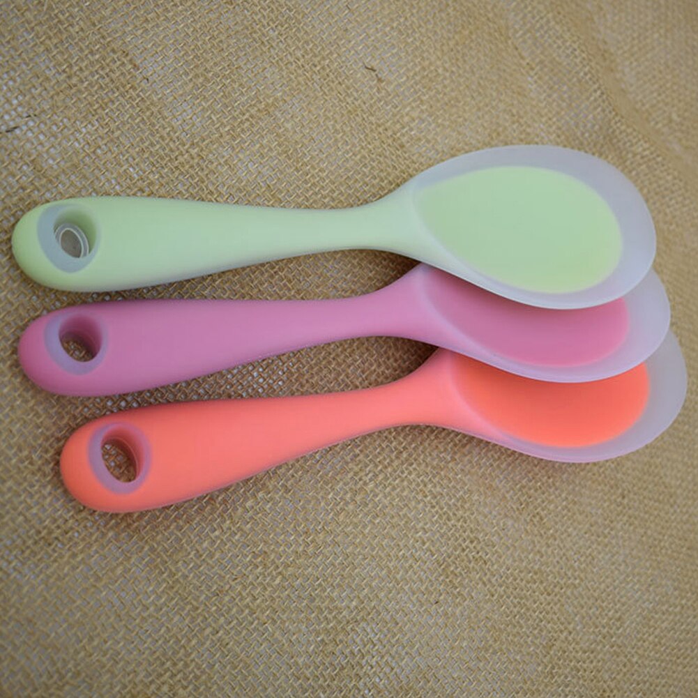 1pc sushi ris non-stick paddel ris sked värmebeständig mjuk silikon kök verktyg ris server spatel matlagning leveranser