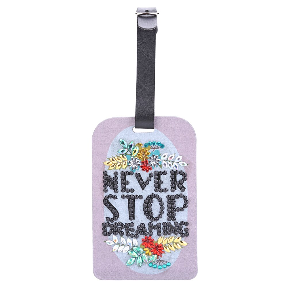 Diamond Painting Luggage Boarding Pass Suitcase Label Butterfly Mandala DIY Special Shape Diamond Embroidery Needlework Craft: 9