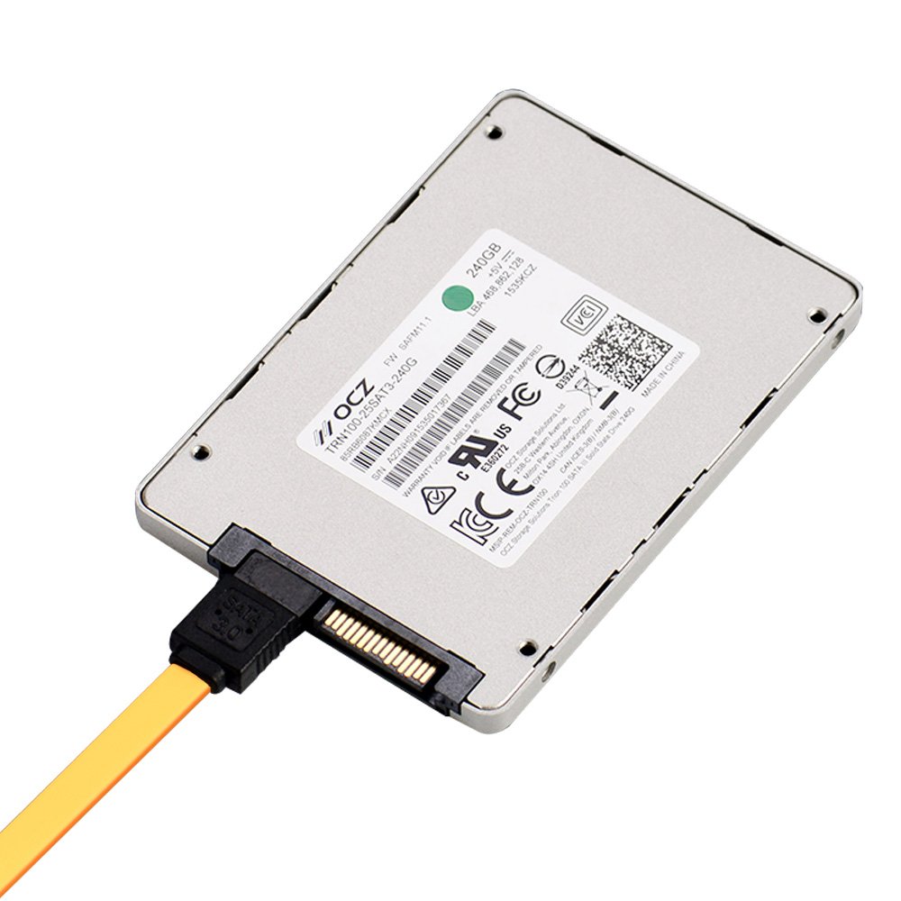 SATA III-kabel, 6 Gbps HDD SDD-datakabel, SATA 3.0 SATA-kabelvergrendeling voor SATA HDD, SSD, CD-stuurprogramma, CD-schrijver 10 50 100 STUKS