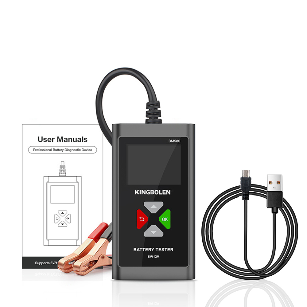 tester Batteria BM580 - 12V 6V - Analizzatore Circuito CCA - per Batterie Piombo-Acido gel Umide: Default Title