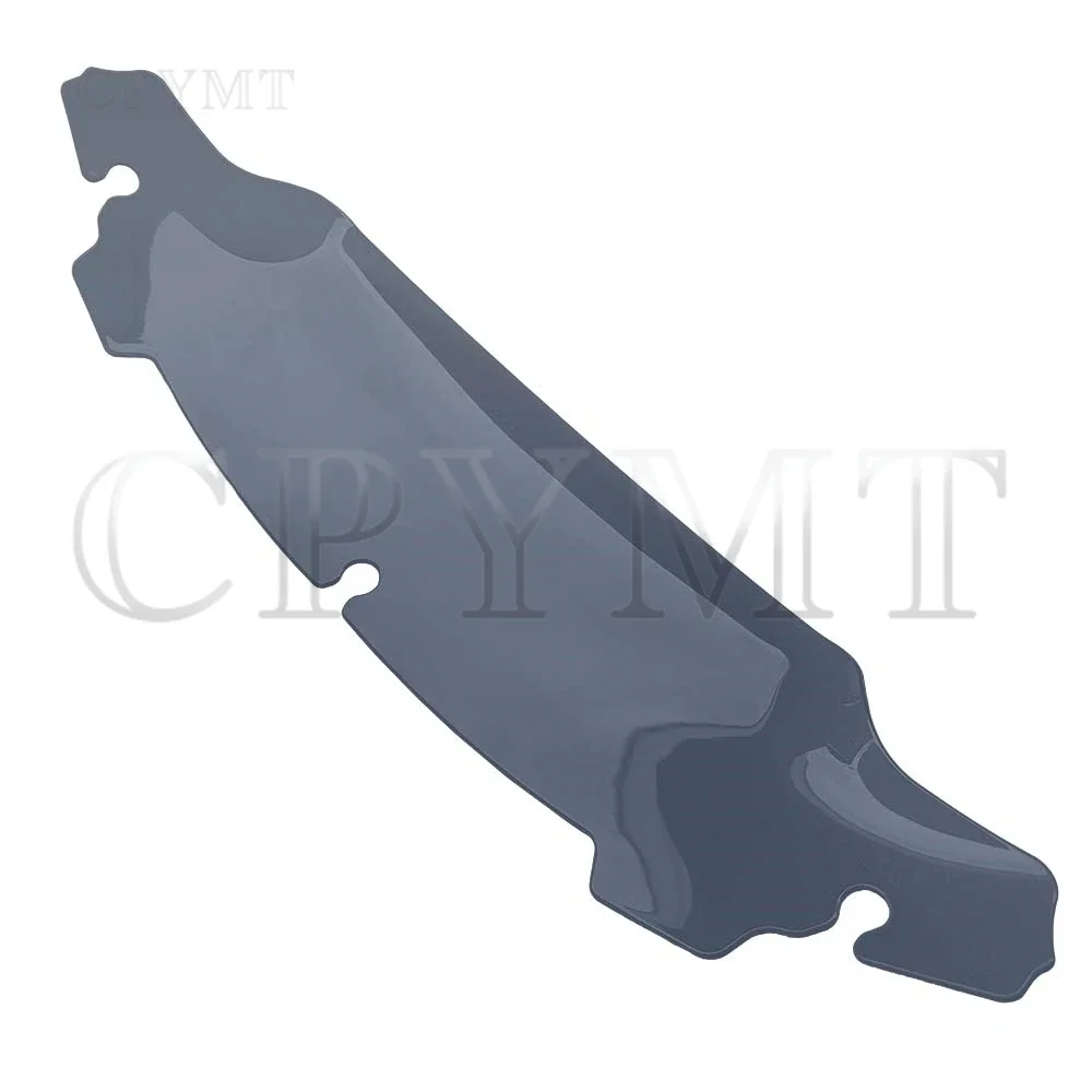 Convient pour Harley 4.5 ''7" 10 ''pare-brise moto carénage pare-brise déflecteur de vent Electra Street Glide Touring 14-Up