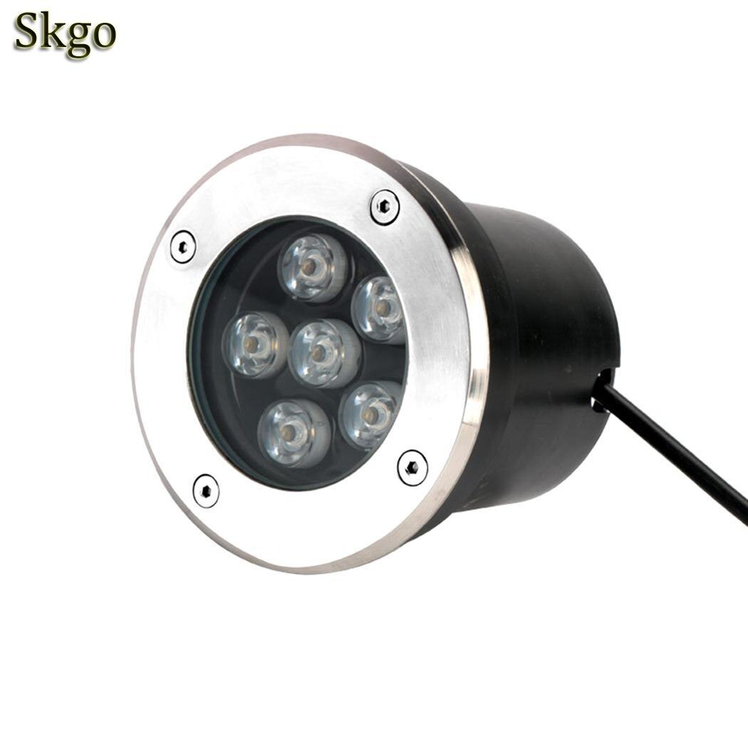 Waterproof LED Outdoor Light Garden Path Floor IP67 Underground Buried Landscape AC24V/AC240V Lamp