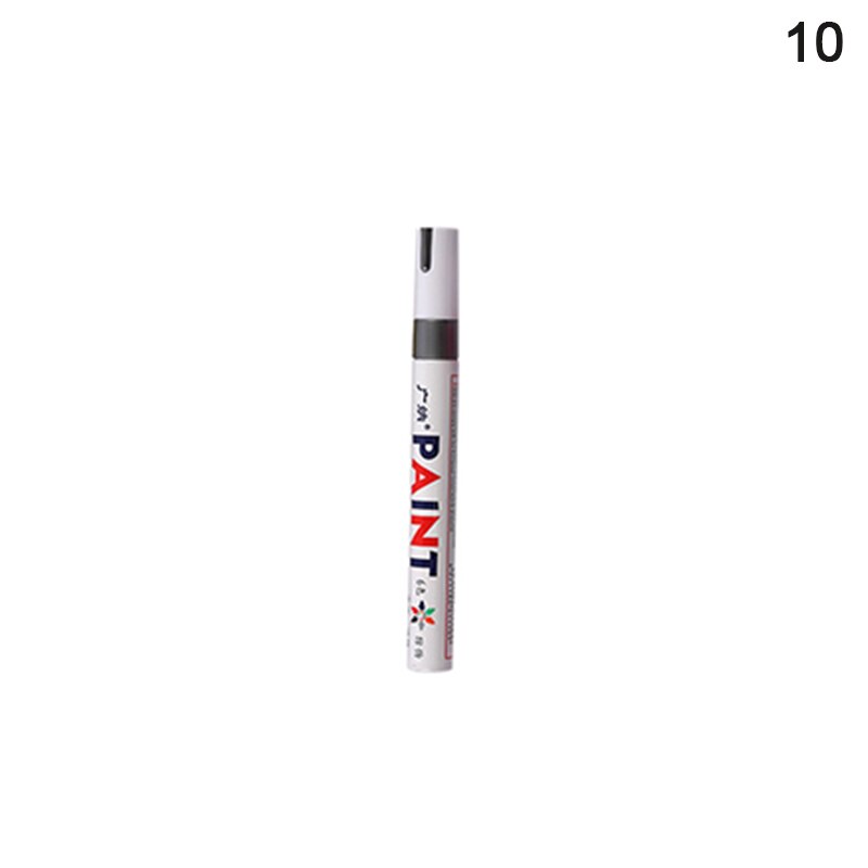 12-color Way Paint Pen Photo Album Graffiti Sign Title Pen Wedding Pen Oily White Mark Touch-up Pen: silver