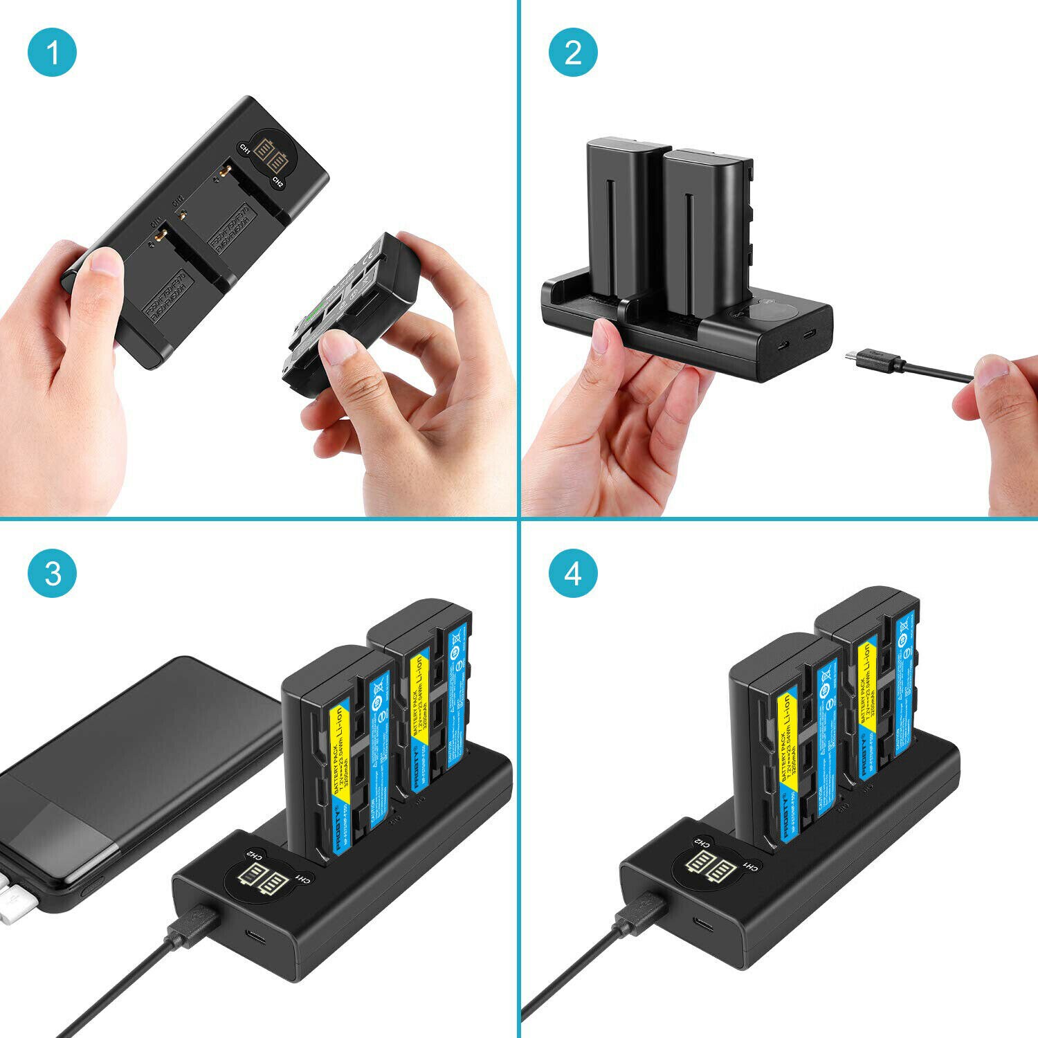 2 kpl 5200 mah np -f770 np-f750 np f770 np f750 npf 770 750 akkua + led -usb -laturi sony np -f550 np-f770 np-f750 f960 f970: lle