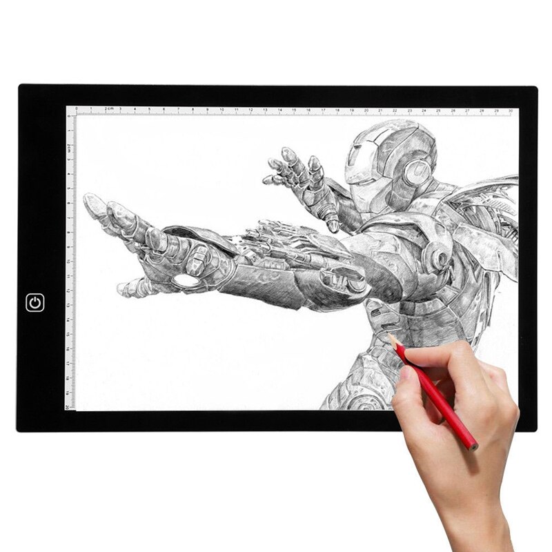 -A4 Led Stencil Board Light Box Artist Tracing Drawing Copy Plate Table