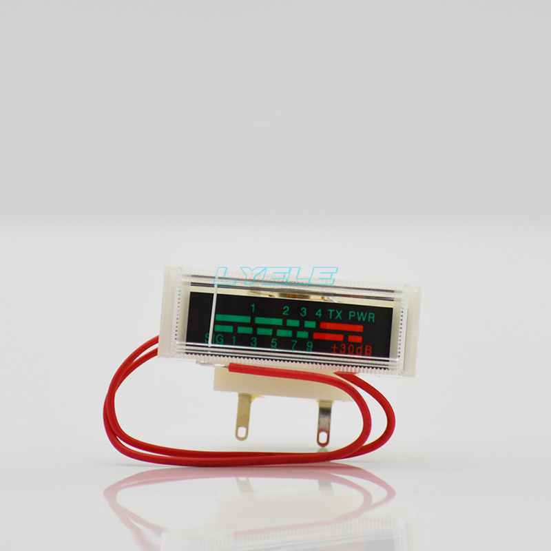 VU Meter Ebene Signal Anzeige Kopf 650 Ohm Mit Hintergrundbeleuchtung 6-12V TX PWR DB Meter Elektronische Instrument anzeige