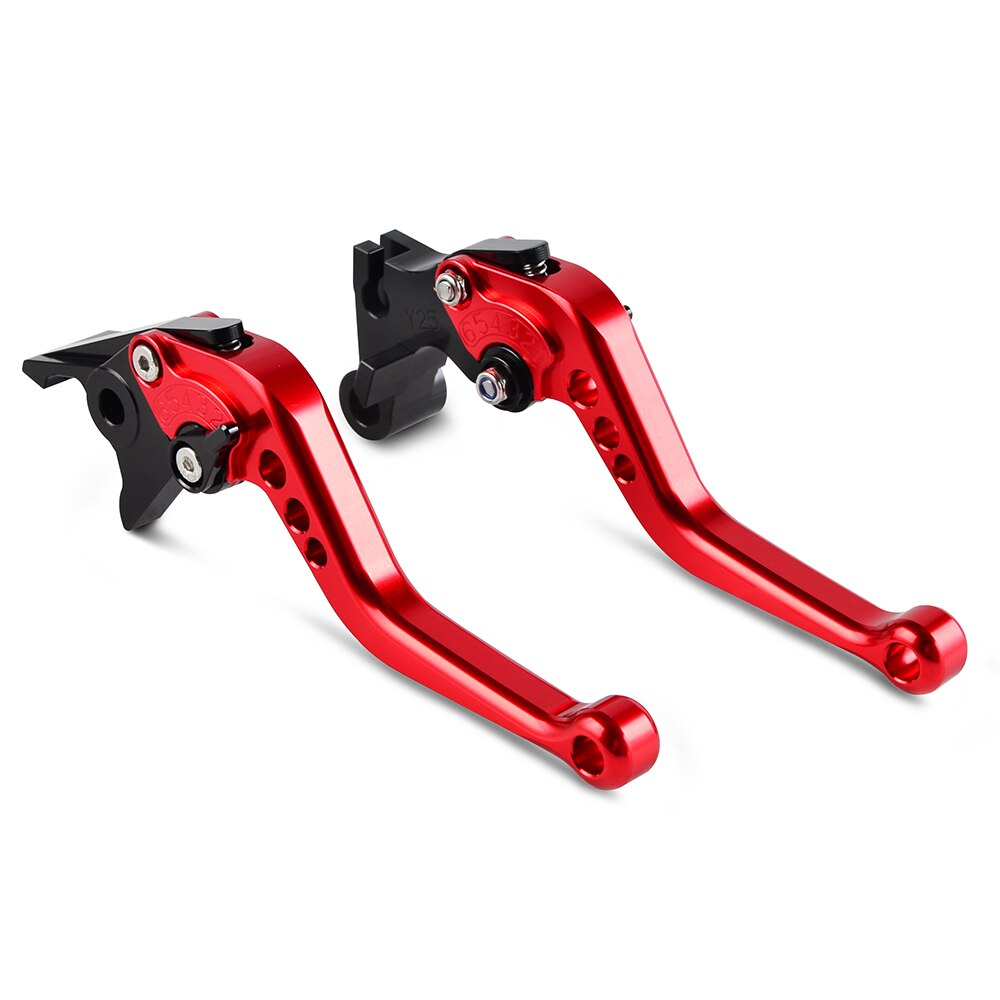 Motorcycle Brake Lever Clutch Lever For Suzuki GSX1300R Hayabusa: red Short