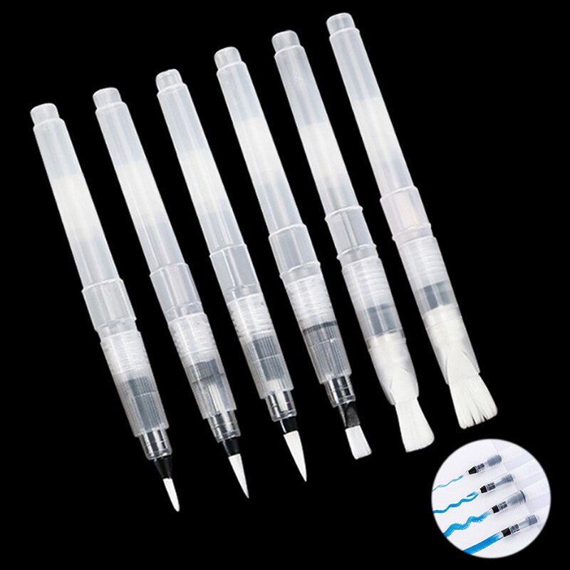Ensemble de stylos pinceaux à aquarelle rechargeables pour étudiants, stylo à encre et à peinture, fournitures d'art, 1 ensemble