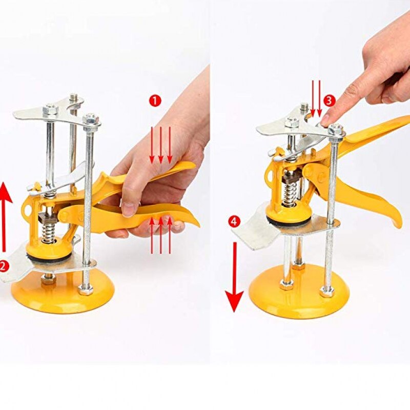 Upgrade Wall Tile Locator Tile Height Adjustment Top Device Manual Lifting Positioning Leveler Padding Bricklayer Paving