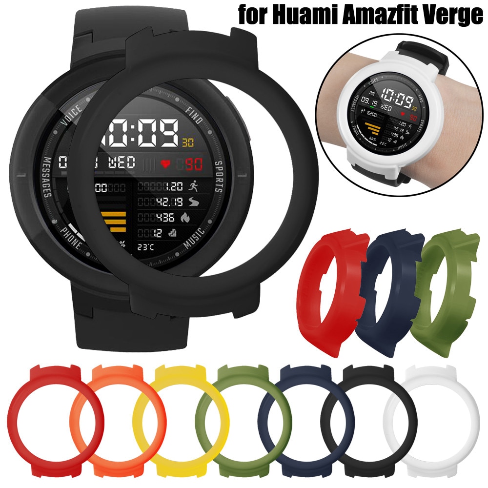 Screen Protector Case Cover Voor Huami Horloge Ultra Dunne Pc Hard Protection Bumper Volledige Case Cover Voor Huami Amazfit Rand