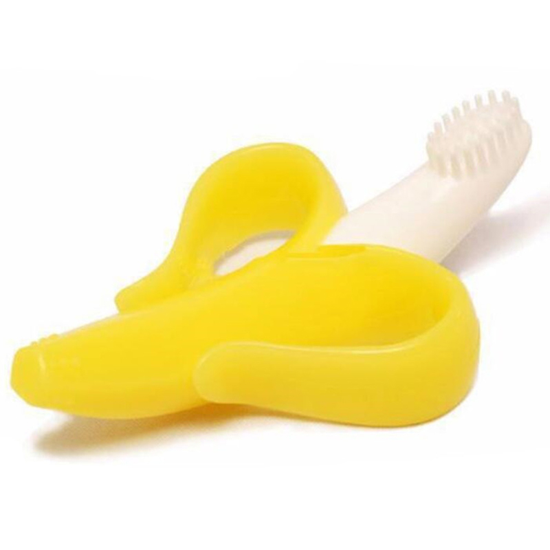 Anneau de dentition en Silicone sans BPA pour bébés, jouets, brosse à dents, soins dentaires, perles d'allaitement, pour enfants