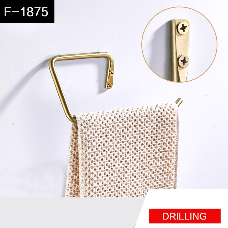 Industrial Retro americano accesorios de baño cocina negra toallero papel toalla gancho de hierro soporte de tubería de agua: F-1875-1