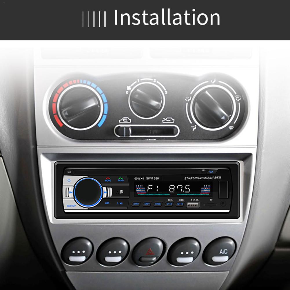 Autoradio multifonctions avec télécommande, lecteur MP3, Bluetooth, mains libres, chargement de voiture, carte MP3, RADIO, appel,