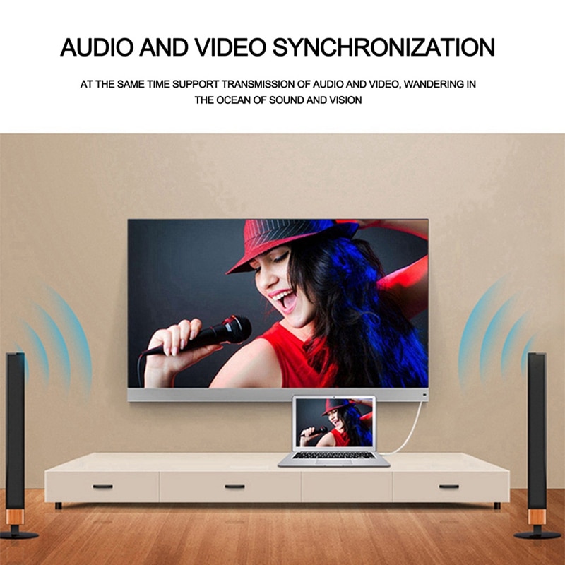 USB C to HDMI Adapter [4K @ 60Hz], USB Type C to HDMI HD Video Conversion Cable Adapter