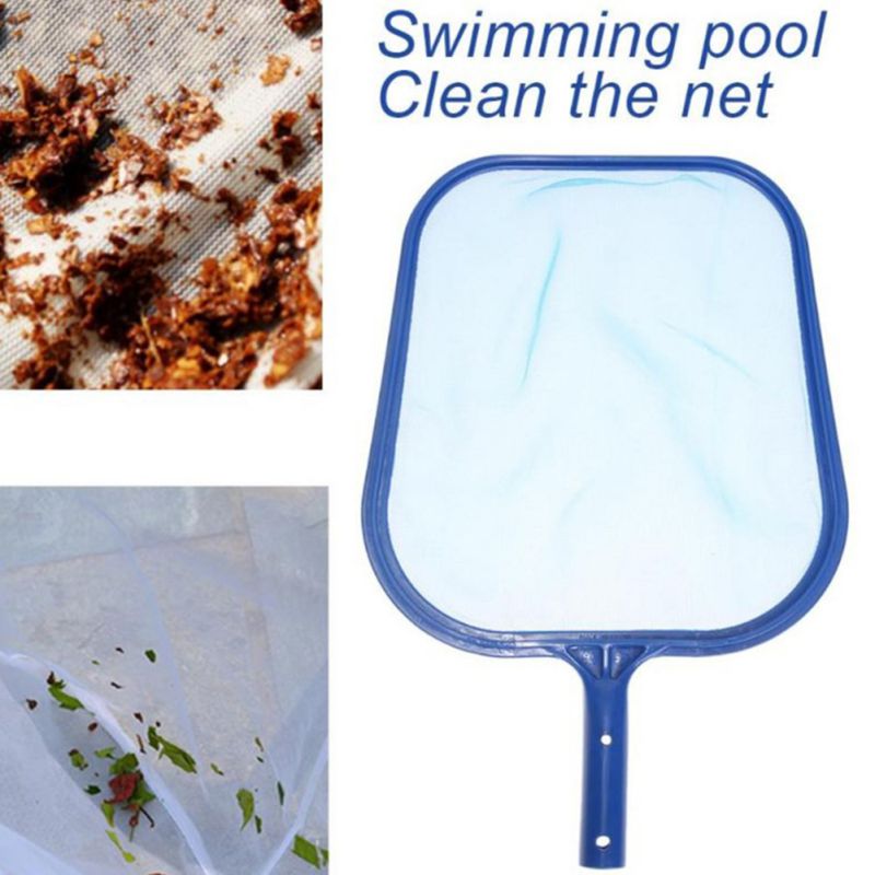 1pc Blue Pool Cleaning Net Tool Grade Fine Mesh Pool Leaf Fishing Deep Nets Accessories
