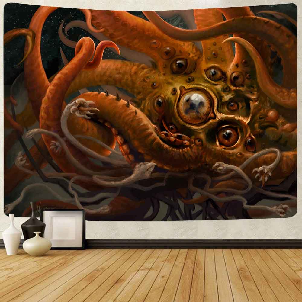 Simsant – tapisserie murale suspendue psychédélique en forme de champignon, pour salon, chambre à coucher, dortoir, couverture de maison