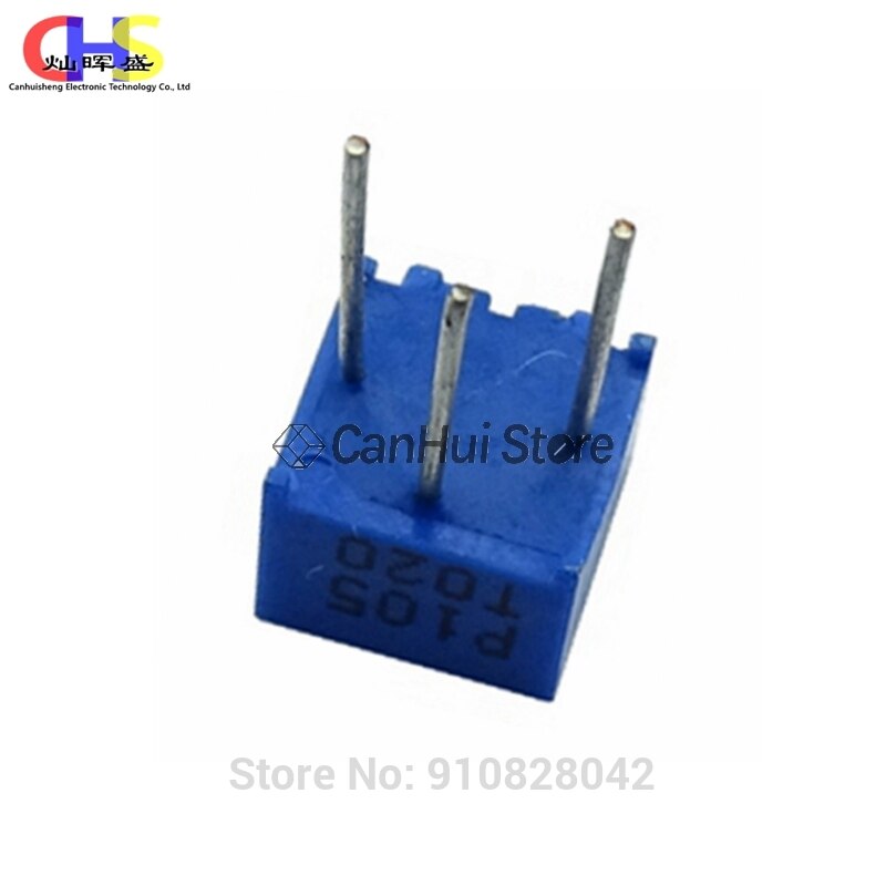 10pcs 3362 3362P series resistance 101 201 501 102 202 502 103 Trimpo Trimmer Potentiometer 3362 500R 1K 2K 5K 10K 20K 50K 100K