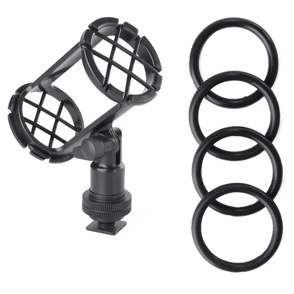 BOYA BY-C04 Microphone Shock Mount for Rode NTG-1 NTG-2 NTG-3 NTG-4 Sony ECM-CG50 AT897 ATR6550 MKH-416 ME66/K6 MKE-600 SGM-1X