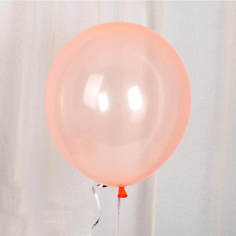 30pcs 12inch Crystal Neon Latex Balloon Pastel Round Bubble Balloon Birthday Unicorn Party Baby Shower Wedding Decorations: orange