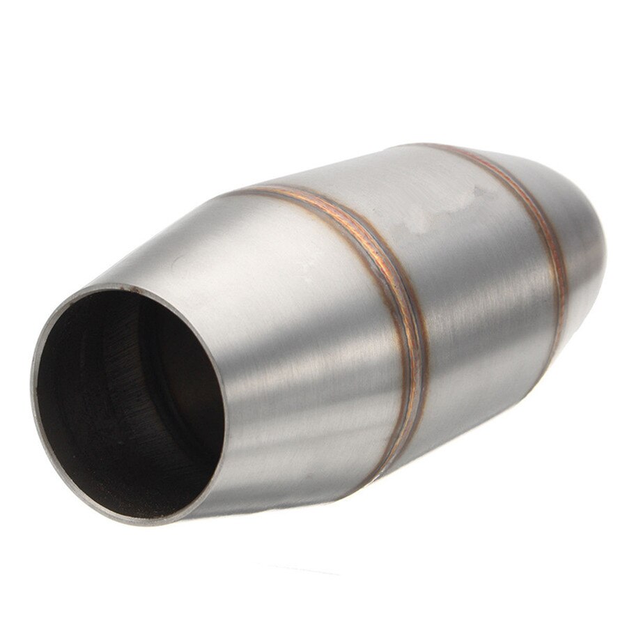 Universal Motorcycle Stainless Exhaust Pipe Muffler Expansion Chamber Bike
