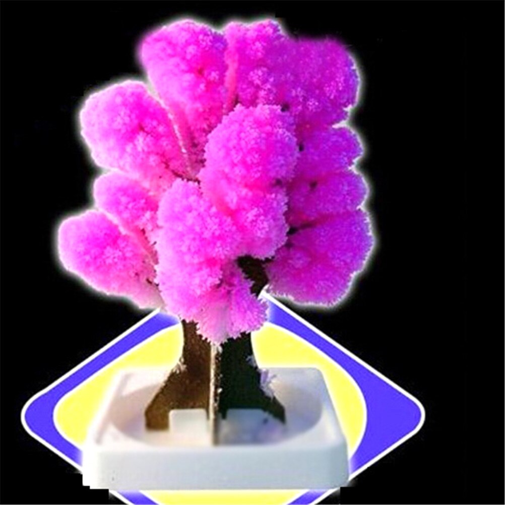 12*8cm fabriqué au japon rose magiquement décoratif croissant arbres de papier magique japonais Sakura arbre