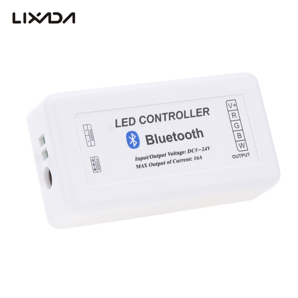 PWM Bluetooth RGBW LED Controller for LED Strip Light Module Magic LED Light Support for Iphone for Android DC5-24V 16A Max