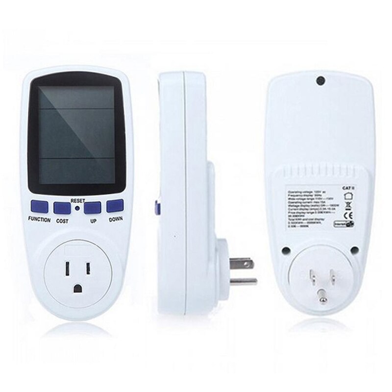 Plug In Power Meter Elektriciteit Analyzer Monitor Socket 110V Digital Energy Meter Record Spanning Socket Meter Us Plug
