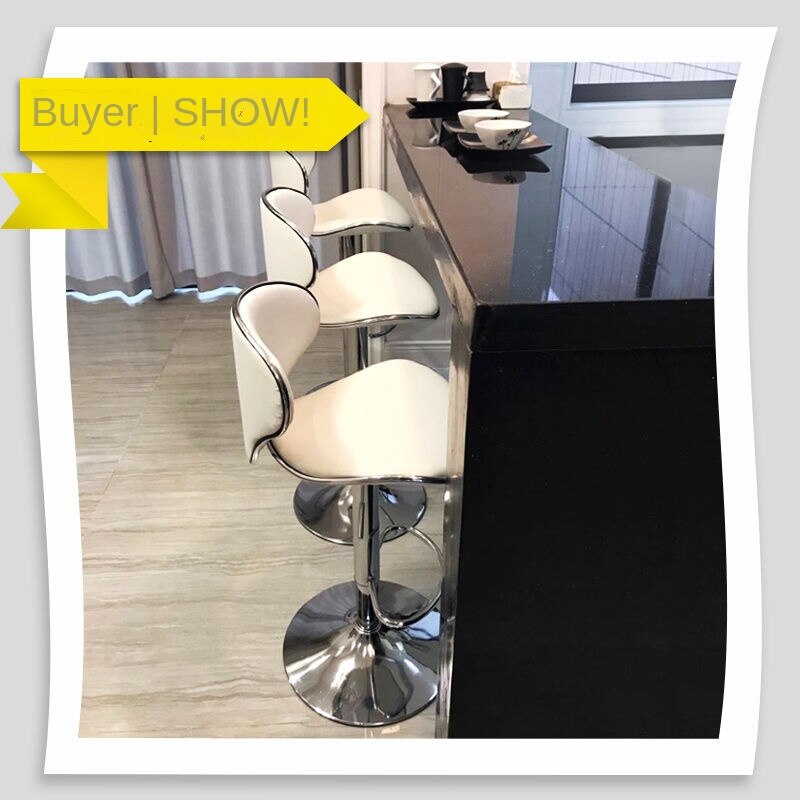 Bar Stool Front Desk Chair Beauty Shop Mobile Phone Shop Chair Computer Chair High Leg Bar Chair Modern Simple Stool