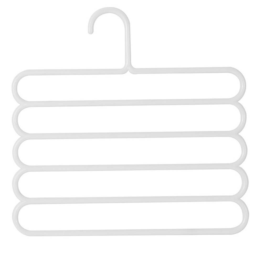 Cintre 5 en 1 en acier inoxydable, support de rangement multifonctionnel pour vêtements, porte-vêtements réglable, cintre pour pantalons: 5083