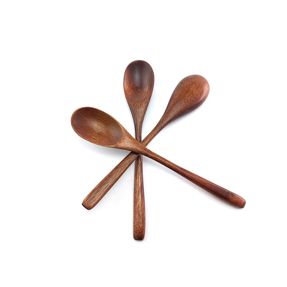 1/2/3Pcs Eco-Friendly wooden Spoon Cutlery Biodegradable Spoon Tableware Reusable Accessories For Home Outdoors
