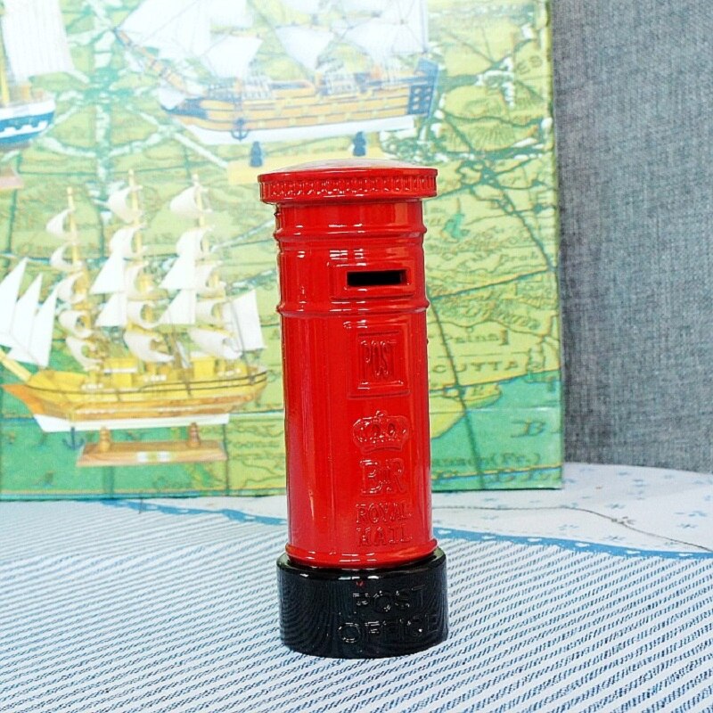 England rot Briefkasten Sparschwein Briefkasten Modelle Schreibtisch Dekoration Handwerk Liefert Speicher freundlicher Münze Bank
