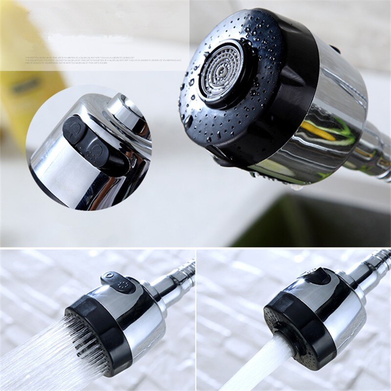 Two functions Water saving aerator Kitchen faucet aerator water bubbler kitchen sprayer two water modes aerator