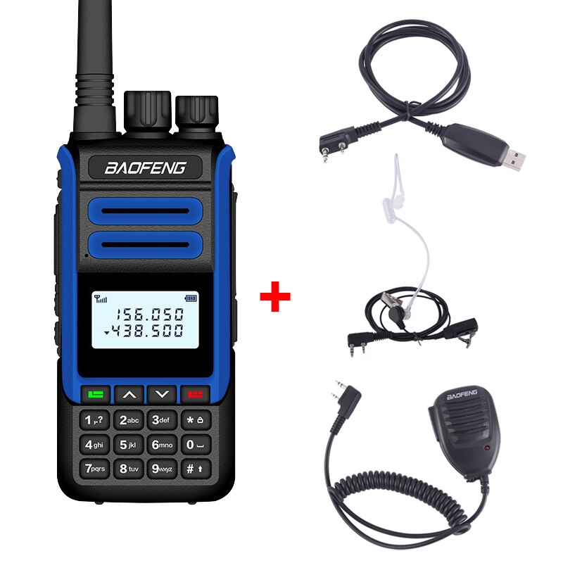 BaoFeng-walkie-talkie BF-H7 de 10W, estación de Radio CB Amateur potente, transceptor de banda Dual BF-H7, intercomunicador de caza, 10KM