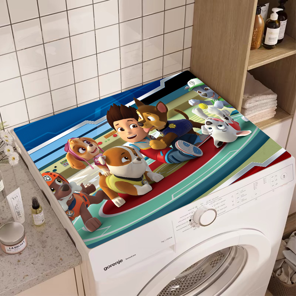 Leuke P-Poten Cartoon P-Patrols Keuken Drainage Mat Retro Stijl Schotel Droog Pads Absorberende Placemats Afdruiprek Servies matten: 50x160cm / YELLOW