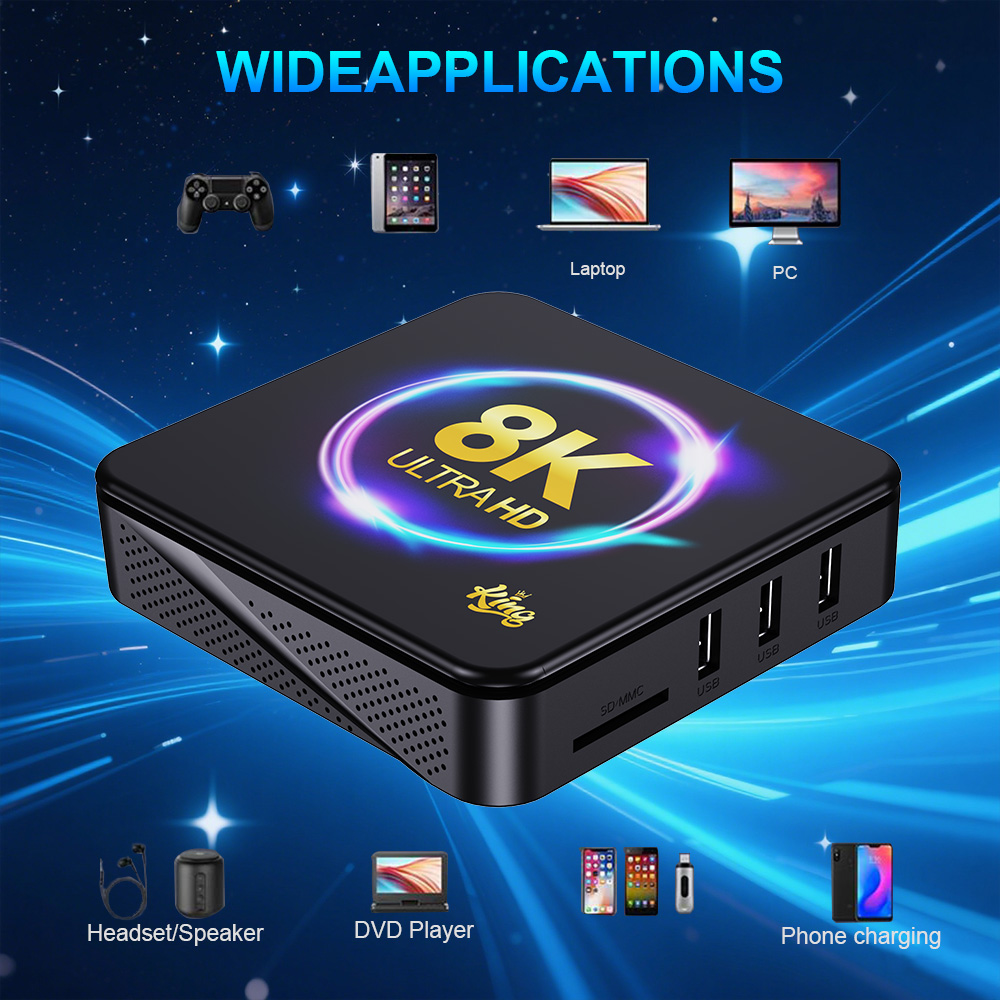 Transpeed Android 12 TV BOX Allwinner H313 Dual Wifi 32G64G Quad Core Support 8K 4K BT Voice Media player Set top box
