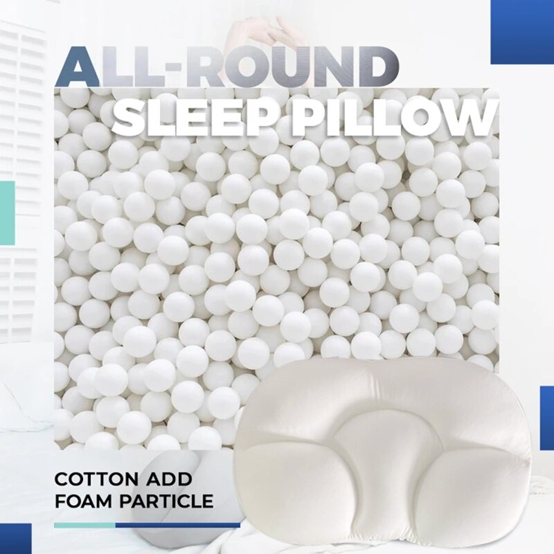 All-round Sleep Pillow All-round Clouds Pillow Nursing Pillow Sleeping Memory Foam Egg Shaped Pillows B88