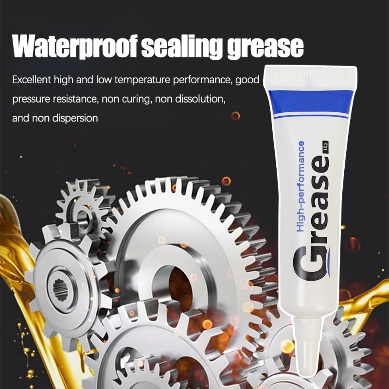 Grasa lubricante de silicona, aceite lubricante multiusos para engranajes de automóvil, para junta tórica, sellador de rodamientos montado en tubo de engranaje, grasa para válvula de neumático