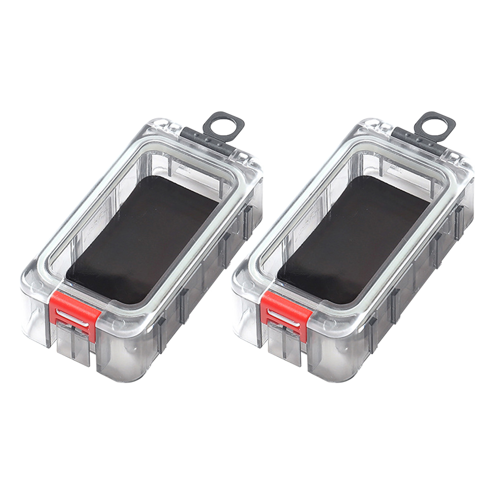 Expandable Fishing Tackle Box Fishing Tool Box with Magnetic Function Fishing Hardware Toolbox Luminous Fishing Accessories