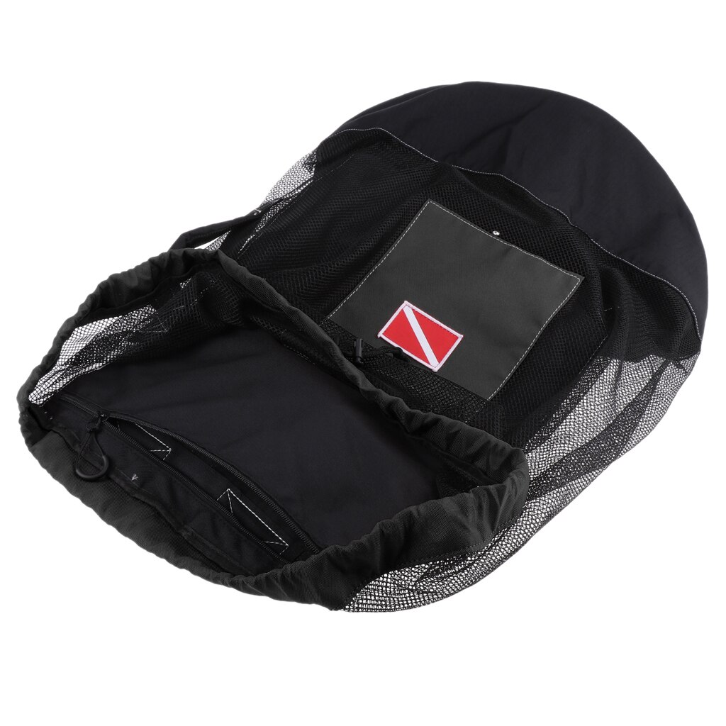 Duiken Snorkelen Mesh Rugzak Dive Gear Dry Bag Sack Pack Beach Fin Snorkel Vinnen Masker Mesh Zak Houder Duiken tassen: Black 80L Backpack