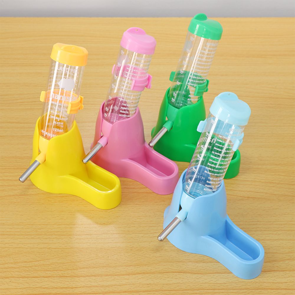 Contenedor de comida para mascotas, alimentador, accesorios para animales pequeños, dispensador automático, dispositivo de alimentación, botella de agua para hámster