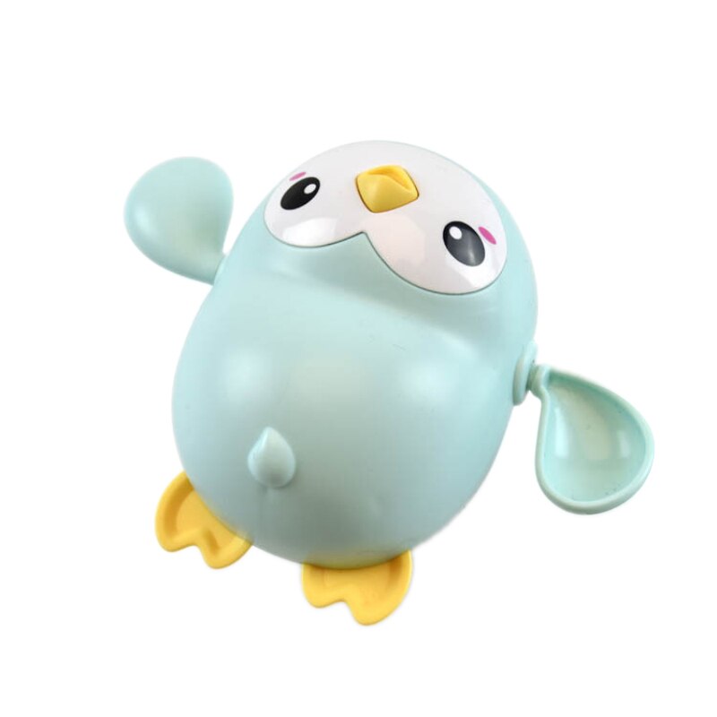 Leuke Bad Speelgoed Cartoon Dier Badkamer Spelen Water Pinguïn Hippo Kip Klassieke Baby Water Speelgoed Wond-Up Keten Clockwork: 02