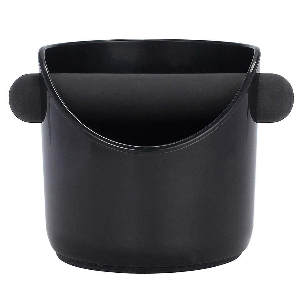 Coffee Grind Knock Box And Espresso Dump Bin Black Anti Slip Coffee Grind Dump Bin Household Coffee Tools: Default Title