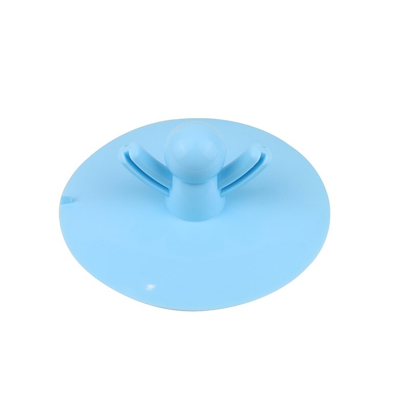 Tapón de silicona reciclable para bañera, tapón de desagüe para bañera, tapa de drenaje mejorada, tapa Universal para cocina, herramientas creativas: Sky Blue Small
