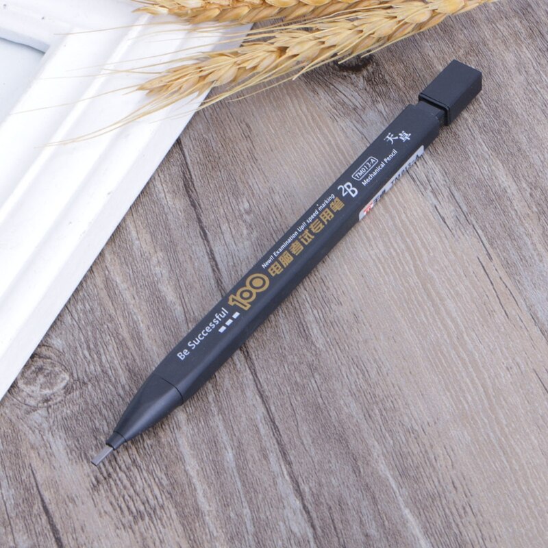 2B Black Lead Holder Exam Mechanical Pencil Automatic Testing Grade Stationery