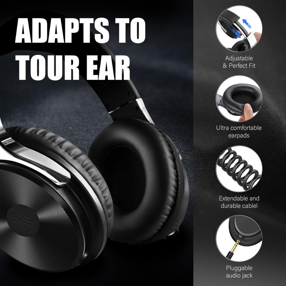 Oneodio Studio casque HI-FI haute définition son sur oreille casque filaire avec micro fermé-dos HIFI casque 3.5/6.35 Jack