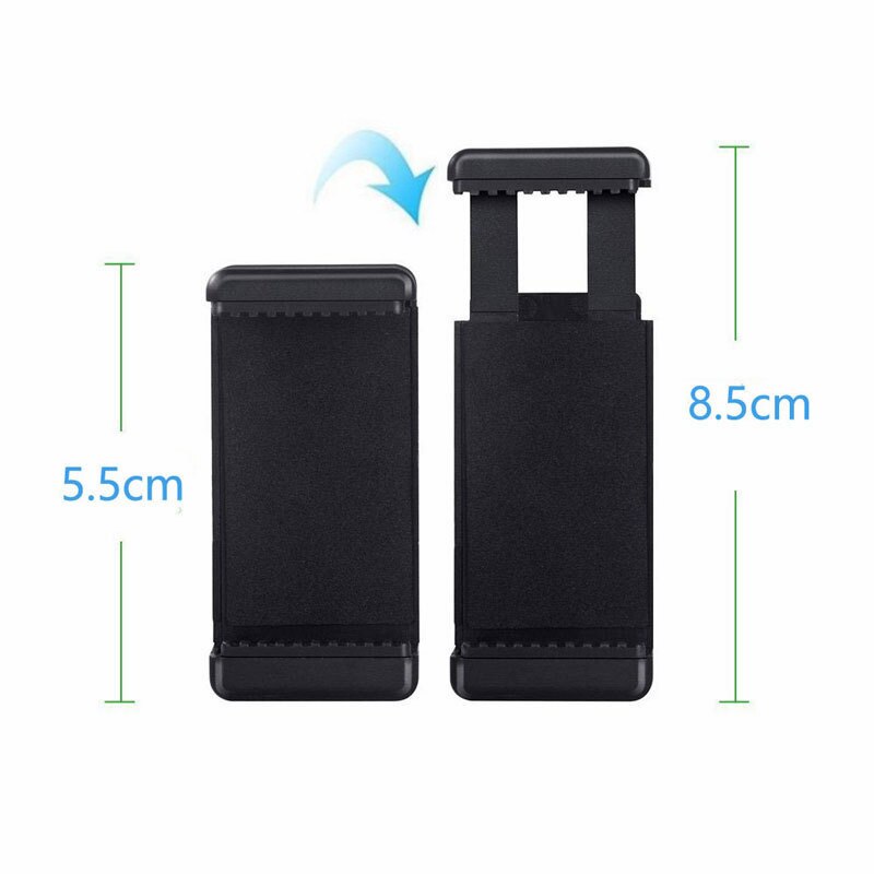 Universal Phone Tripod Mount Adapter Cellphone Clipper Stand Vertical 360 Degree Adjustable Holder For iPhone 11 Samsung s10 s20