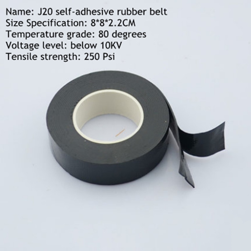 1 pcs Elektrische zelfklevende tape J-20 isolerende tape hoge druk waterdichte zelfklevende rubber tape